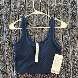 Blue Patterned Lululemon Top